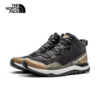 The North Face 男 防水透氣網布徒步鞋 卡其灰 NF0A47AYV4M