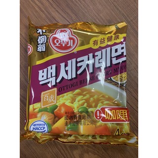 韓國代購～ 不倒翁 咖哩風味拉麵 100g/包