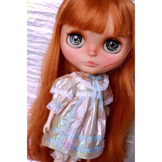 Blythe小布娃娃衣服，特價1500元（全新）兩單品娃衣組、異材質娃衣設計，licca莉卡娃娃共穿