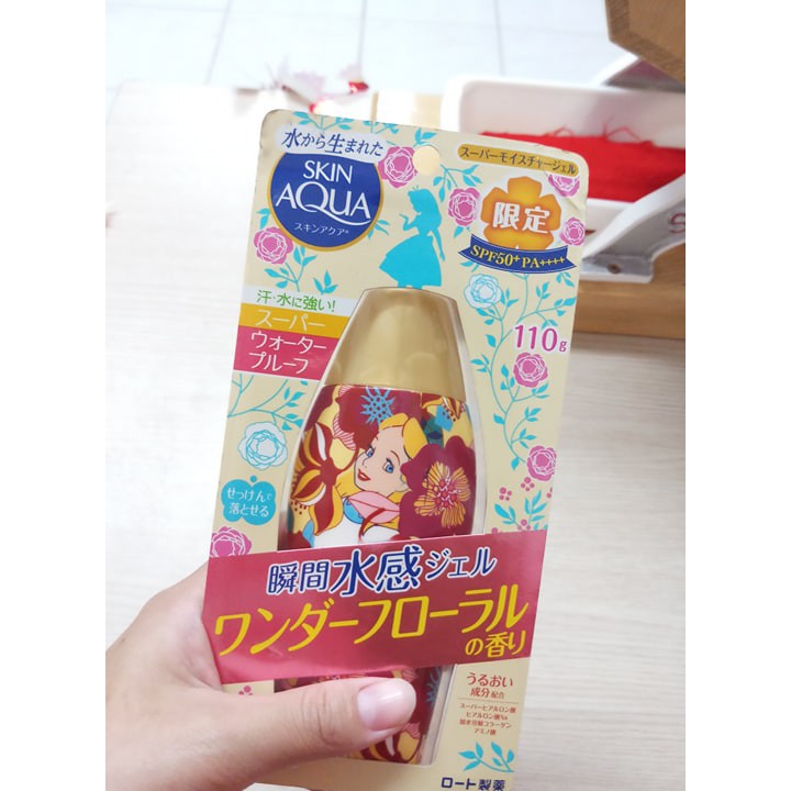 日本正版 樂敦限定 迪士尼 愛麗絲花香味防曬乳液