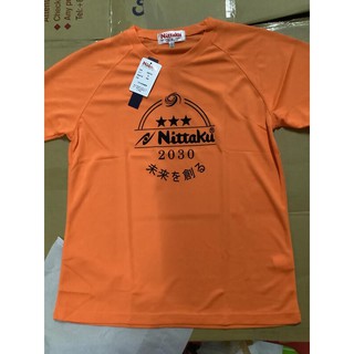 桌球孤鷹~正品Nittaku球衣 桌球衣 2030未來款 橘色-紅色-綠色 乒乓球衣 新批次到貨！