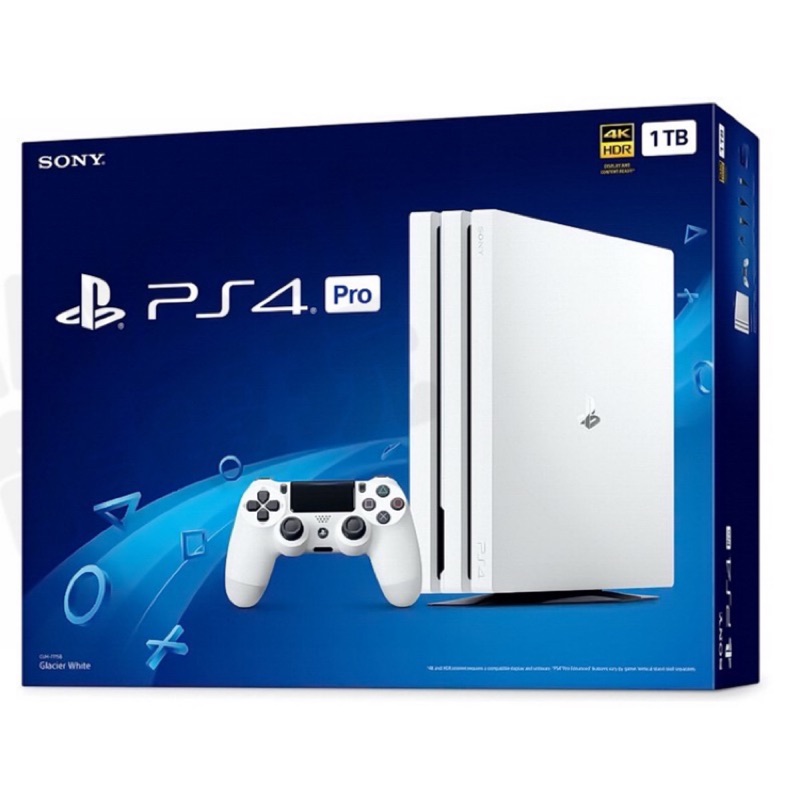 Ps4 Pro 1tb 主機cuh 7218b B02 冰河白附原廠盒裝全賣場最便宜 蝦皮購物