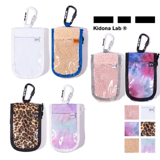 Kidona Lab 日本 鉤環 多功能小包 雪票夾 手機包 票卡包 零錢包 附鏡子 20SWK-22