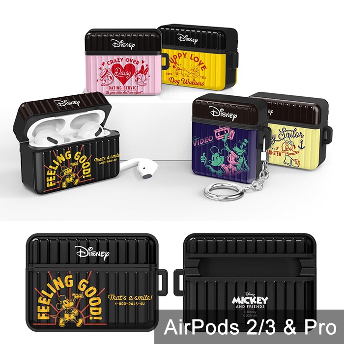 AirPods Pro 2 3 保護殼│韓國 迪士尼 復古風格 吸震防摔 保護套 耳機殼