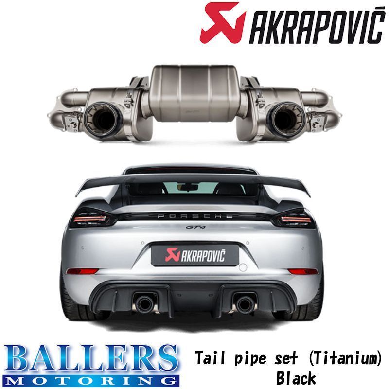 全新 中古 日規 外匯 保時捷 Porsche 718 GT4 AKRAPOVIC鈦管