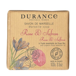法國 Durance 朵昂思 玫瑰藏紅花香皂 100g (DU072)