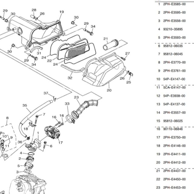 YAMAHA Soul gt 125 qbix 原廠空濾