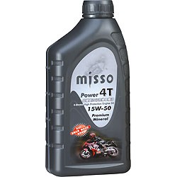 (公司貨)Misso Oil Power 4T 15W-50 優質動能機油系列