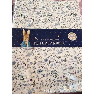 彼得兔 標準雙人5*6.2床包 材質：純棉 尺寸：150*188*36cm
