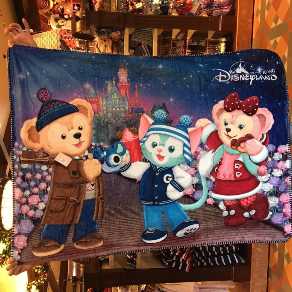 🔥現貨🔥香港迪士尼🇭🇰 2017年 冬季大衣 絕版冬季達菲好朋友毛毯