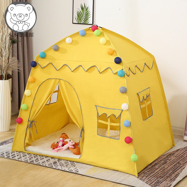 現貨兒童帳篷遊戲屋室內家用公主女孩生日禮玩具屋小孩房子夢幻小城堡