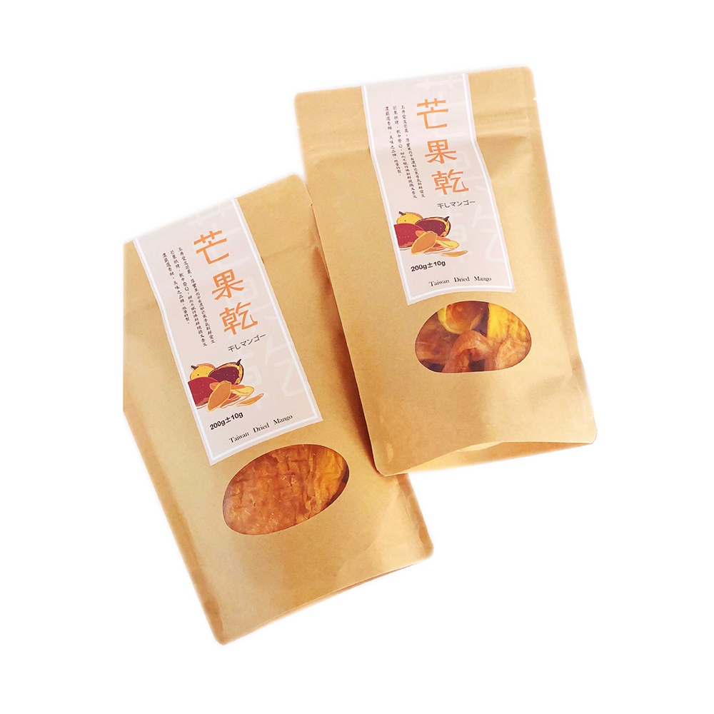 【低糖芒果乾200克/包】-超大厚切/軟Qㄙㄨㄚˋ嘴/片狀水果乾/低糖好美味/健康小零食