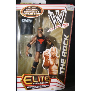 ☆阿Su倉庫☆WWE摔角 THE ROCK ELITE 16 ACTION FIGURE 巨石強森經典款精華版人偶公仔