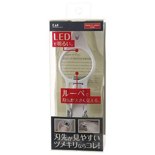 放大鏡指甲剪--日本製貝印LED放大鏡指甲剪--秘密花園