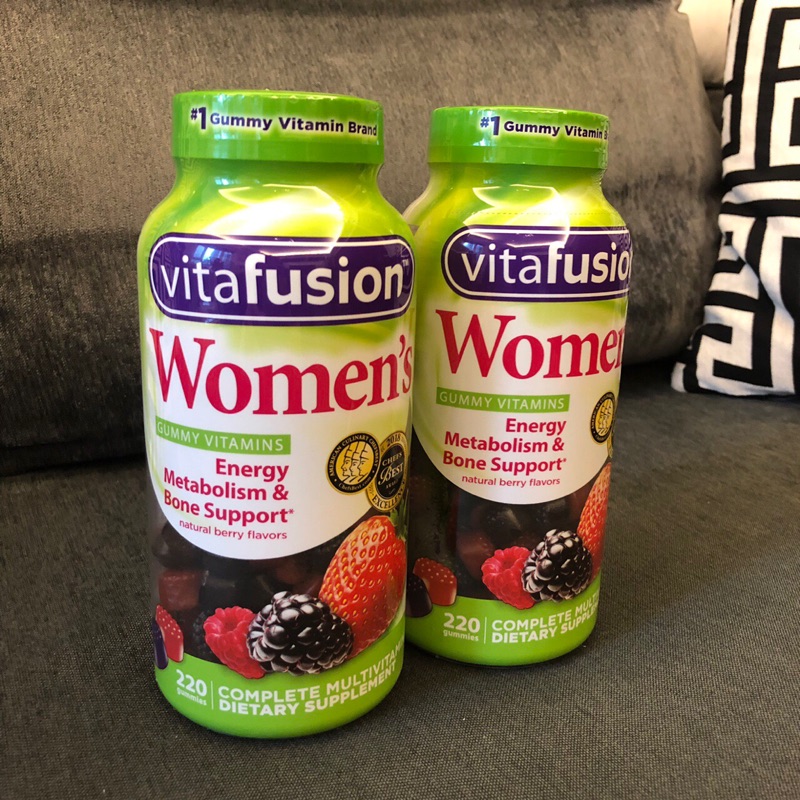 Vitafusion Women's Gummy Vitamins 220顆 女性綜合維生素水果口味軟糖 現貨 美國代購
