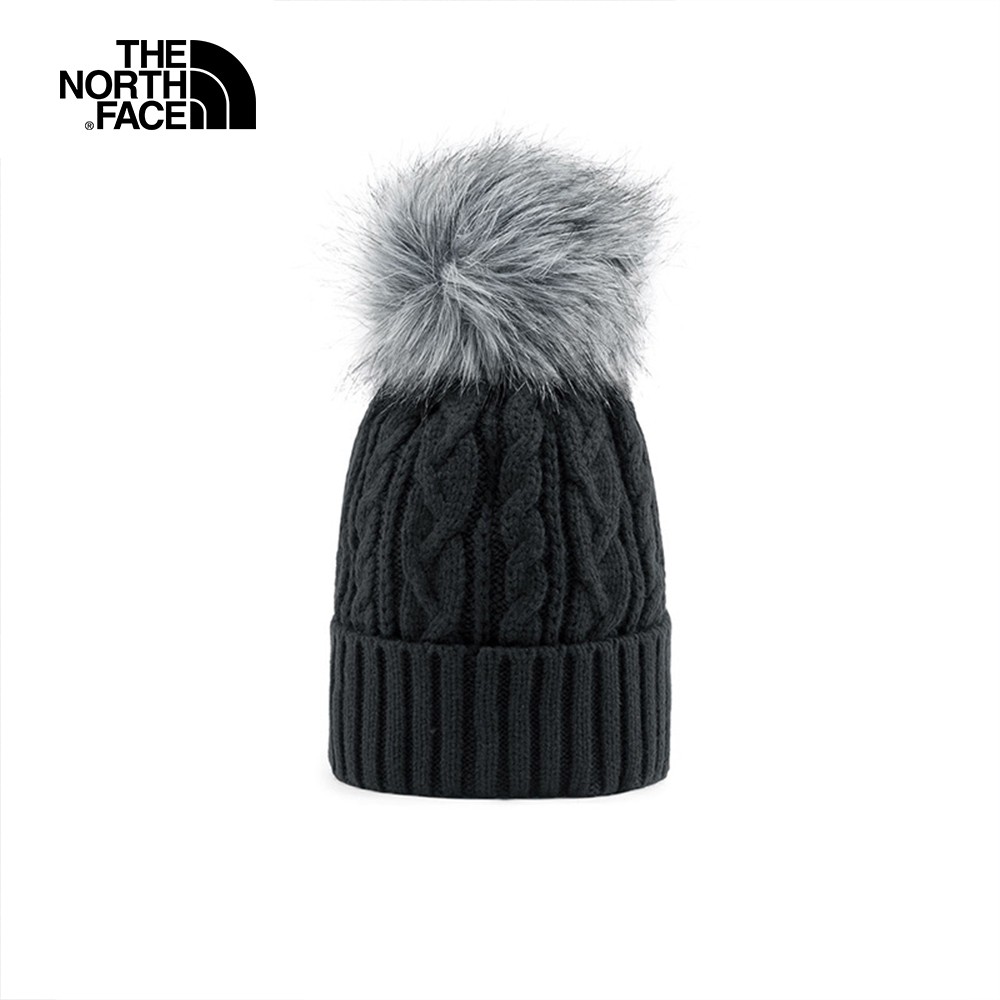 The North Face 保暖毛球針織帽 黑 NF0A3FJMJK3【GO WILD】