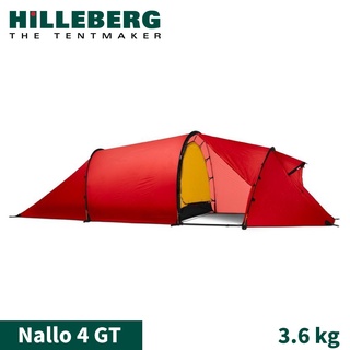 【HILLEBERG 瑞典 紅標 Nallo 4 GT 納洛 輕量四人帳篷《紅3.6 kg》】014512/登山/營帳