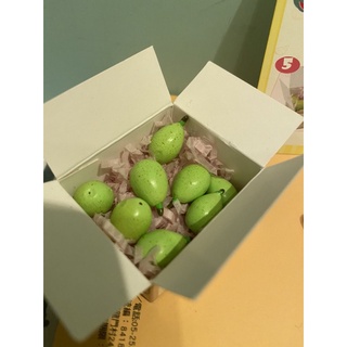 妮娜花園～療癒食玩 剩A🍐梨子禮盒～已拆未擺有紙～Orcara特產水果（梨）禮盒果汁水果切盤+英式下午茶（精緻午茶架）