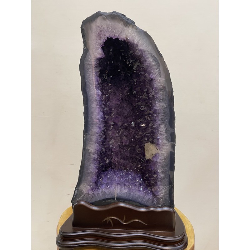 巴西紫水晶洞帶方解石帶三角鈦帶官帽可刷卡免運