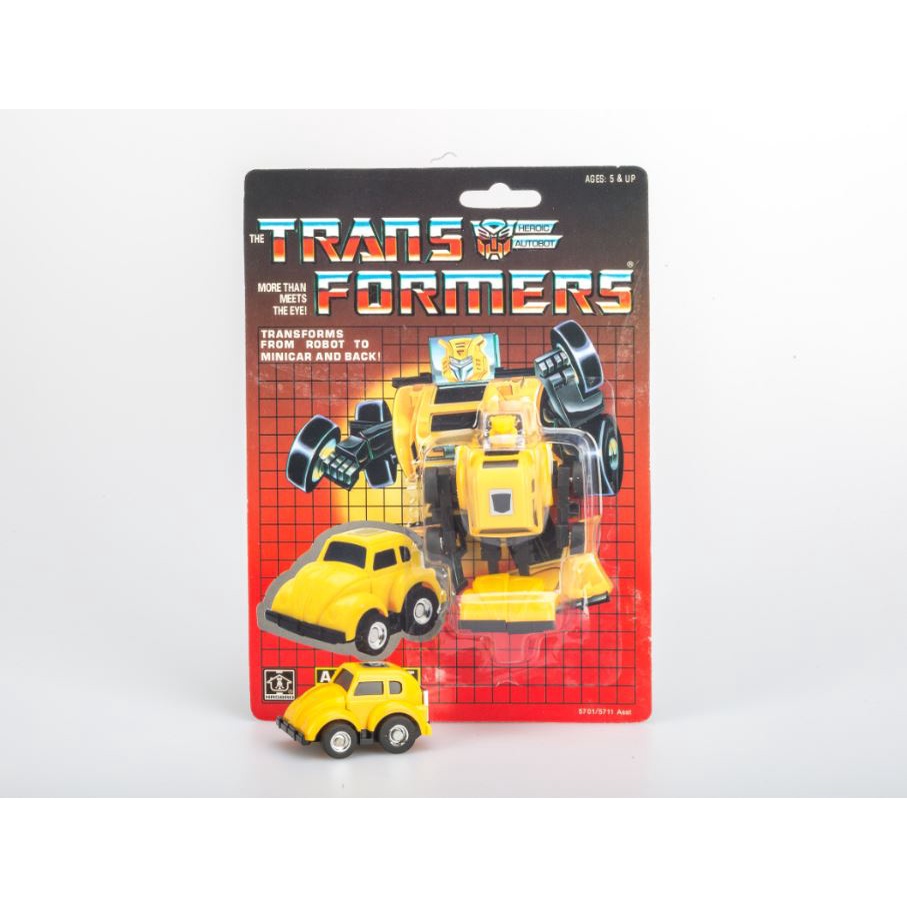 TRANSFORMERS 變形金剛G1 重新發行大黃蜂全新的可動人偶玩具