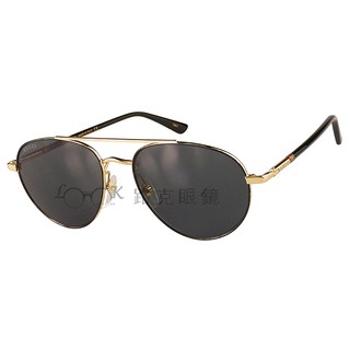 【LOOK路克眼鏡】Gucci 太陽眼鏡 復古飛官 GG0388S 006