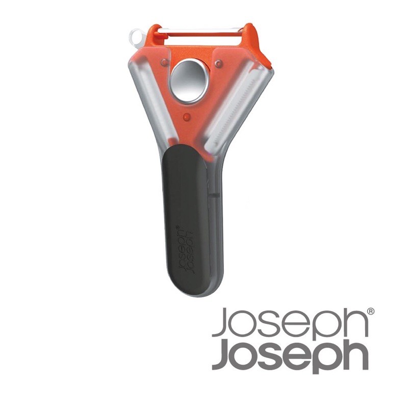 二手 現貨 英國創意設計餐廚 Joseph Joseph 3 in 1 削皮刀 果皮 鋸齒 平面 刨絲 可機洗 人體工學