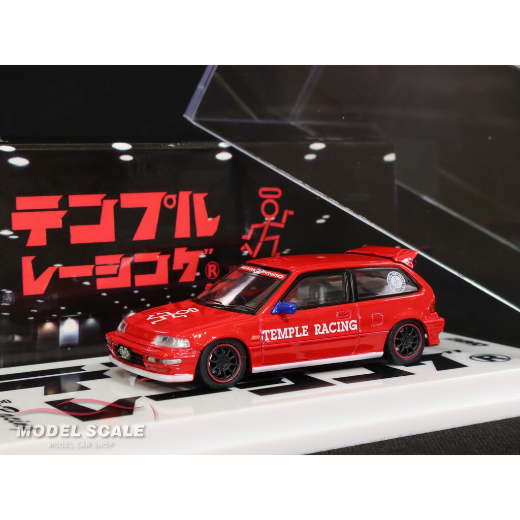 【模例】iNNO64 1/64 Honda Civic EF9 Temple Racing 2020大阪車展版