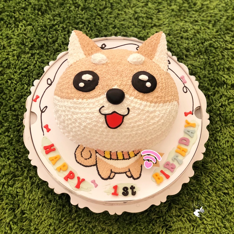 柴犬蛋糕/狗狗蛋糕/柴犬/動物蛋糕/造型蛋糕/客製蛋糕