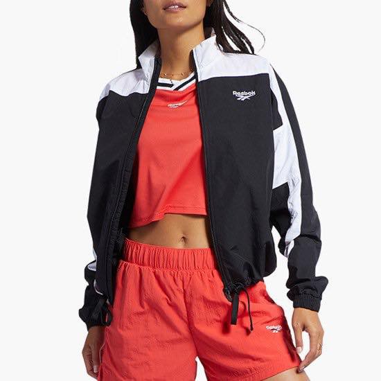 REEBOK CLASSICS TRACK JACKET 女款 運動外套 夾克 外套 經典 休閒 黑白色 FK2558