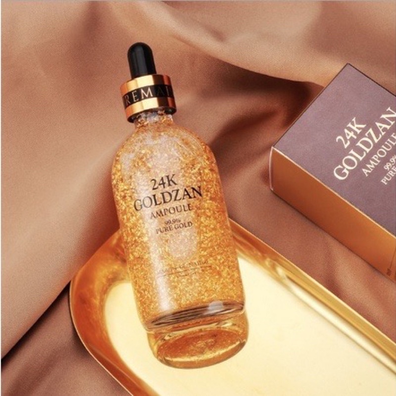 Goldzan Ampoule Serum Wajah Emas 24K Pure Gold 100ML