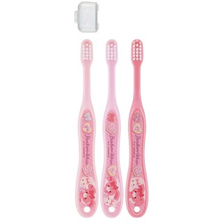 日本進口 skater 3-5歲(3支入)蹦蹦兔 乳牙/乳齒/兒童牙刷(TB5T/3-5歲/STEP2)