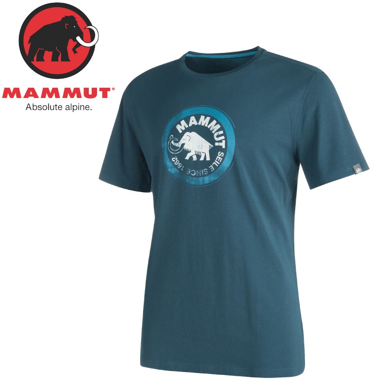 MAMMUT 長毛象 男款 SEILE T-SHIRT 短袖T恤〈獵戶藍〉/1041-09210/悠遊山水