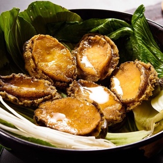 【鮮綠生活】熟凍帶殼鮑魚(10顆裝)