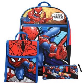 預購👍空運👍美國蜘蛛人 MARVEL SPIDER MAN 兒童書包 後背包 背包 餐袋便當袋筆袋 書包