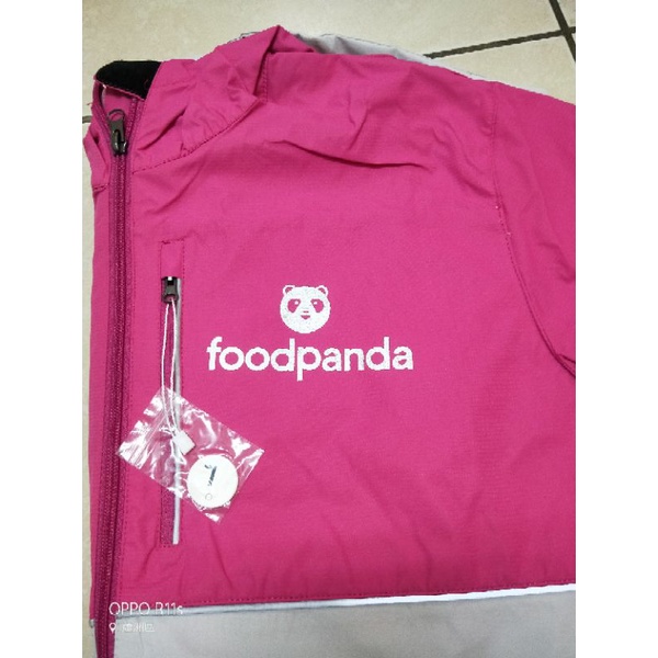 全新foodpanda連帽機能外套L