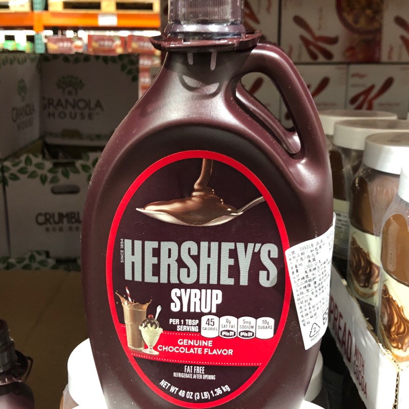 🛍好市多Costco代購HERSHEY’S巧克力醬1.36公斤*2入/組 可拆賣、單買