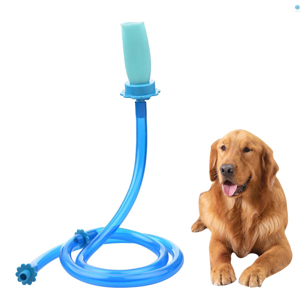 Sici 滑入式狗清洗軟管附件手持式寵物淋浴軟管,用於淋浴頭水槽 5 英尺軟管長度適合高達 6 英寸直徑的頭(不用於浴缸