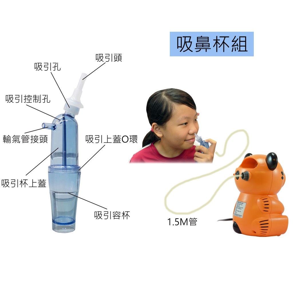(8)吸鼻杯瓶/電動吸鼻器通用配件包