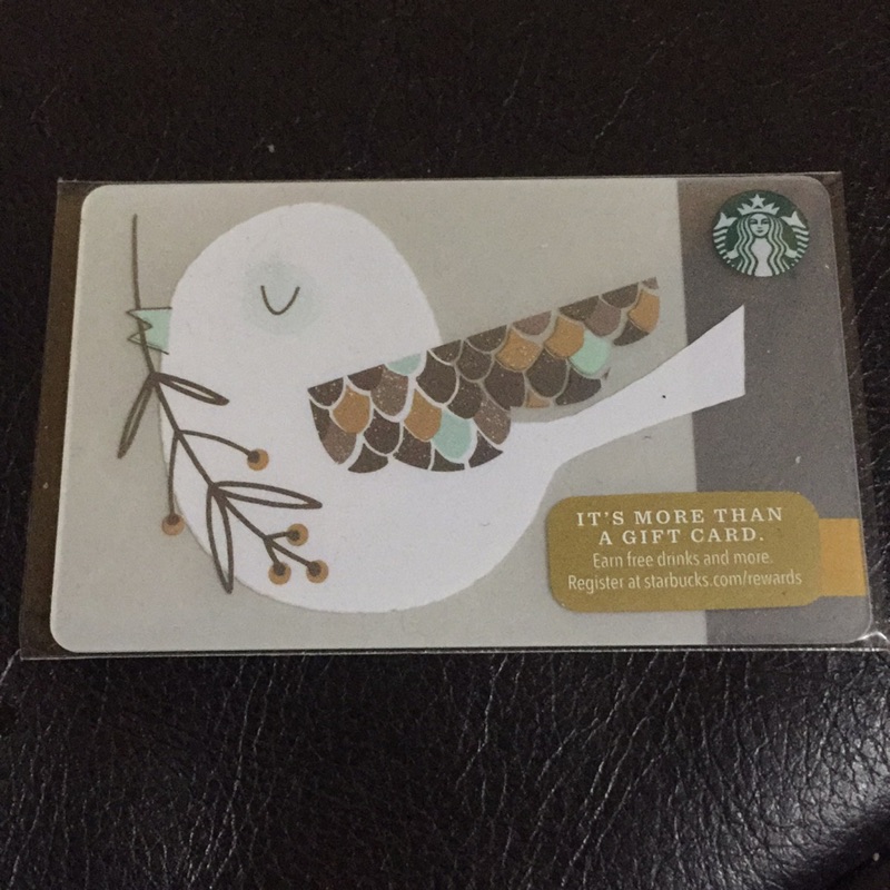 美國星巴克Starbucks隨行卡-鳥