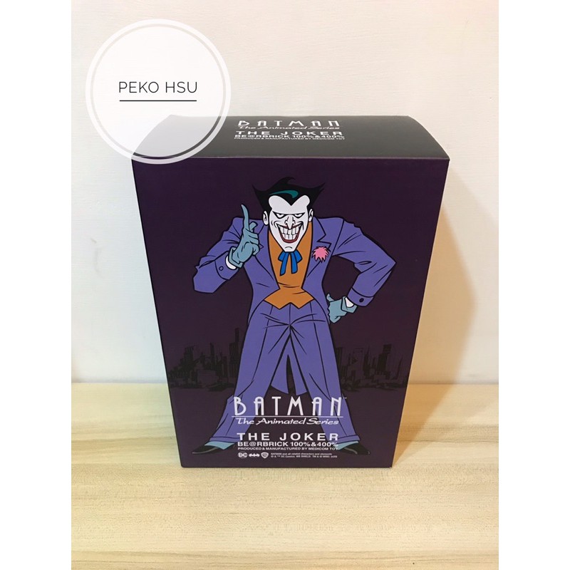 🐻Be@rbrick 庫柏力克熊『BATMAN蝙蝠俠 THE JOKER 小丑漫畫版 400%+100%』全新現貨未拆封