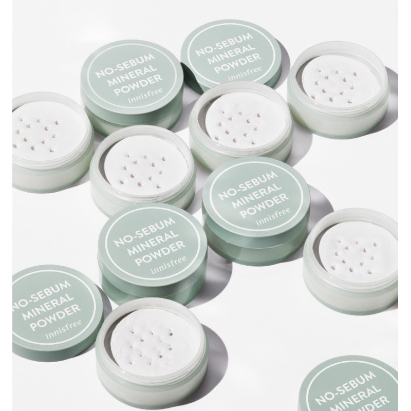 2021新包裝 Innisfree 新版小清新包裝保濕款控油款dinotaeng 袋鼠無油無慮礦物控油蜜粉 蝦皮購物
