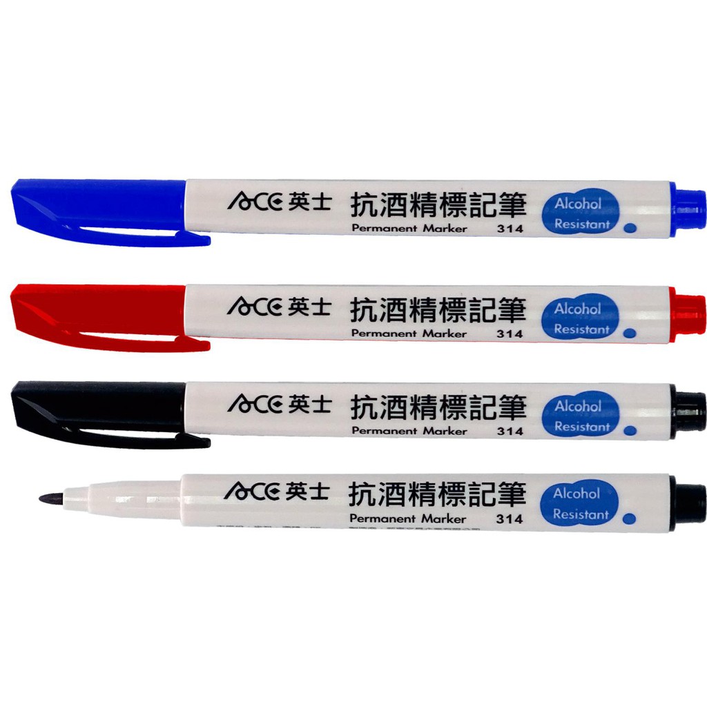 ACE英士 314 單頭抗酒精筆(1.2mm)