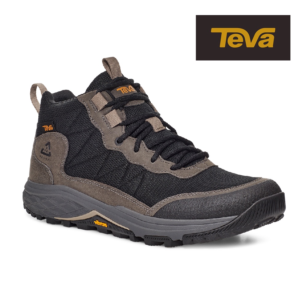 【TEVA】男 Ridgeview Mid 高筒戶外多功能登山鞋/休閒鞋-灰色/黑色 (原廠現貨)