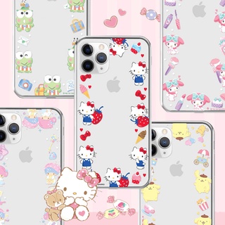 韓國正版KA 三麗鷗角色相片框透明保護殼 iPhone保護殼 手機殼 透明殼 Kitty 雙子星 美樂蒂 Unicorn