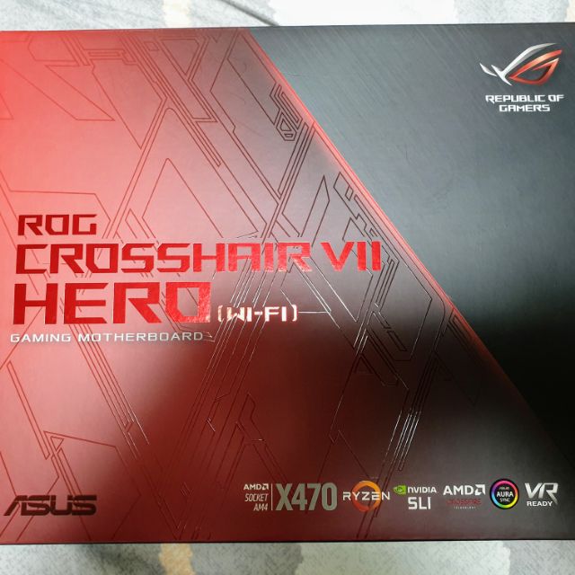 華碩 ROG CROSSHAIR VII HERO WiFi版 全新 C7H
