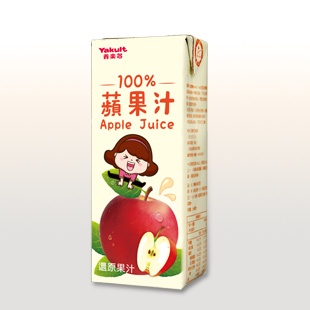 養樂多100%蘋果汁 一箱24入