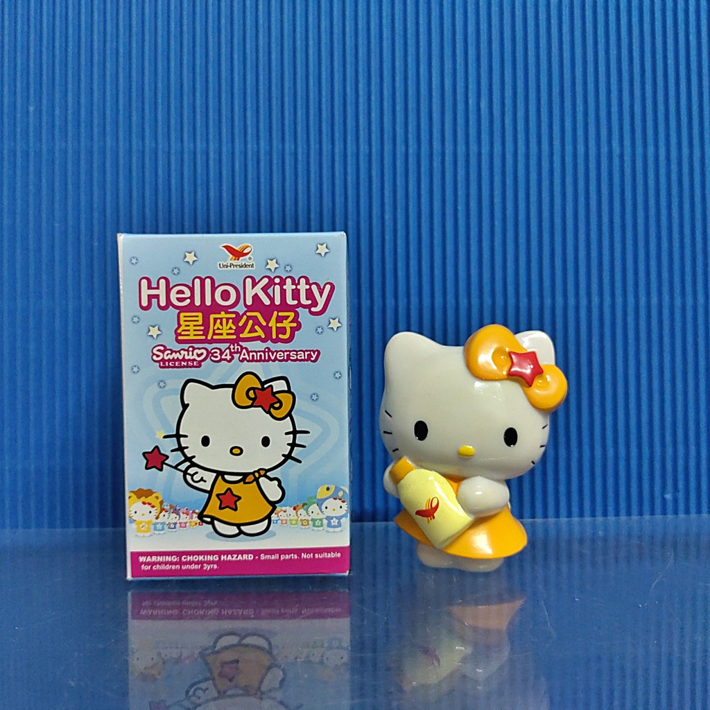 小店 統一2吋公仔09 Hello Kitty 星座公仔終極隱藏版星座天使材質 塑膠s11 蝦皮購物