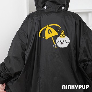 NINKYPUP 淘氣比熊 比熊犬 比熊 比熊狗 反光效果 安全 雨衣 反光雨衣 夜間安全 透氣舒適 防風防雨 獨家設計
