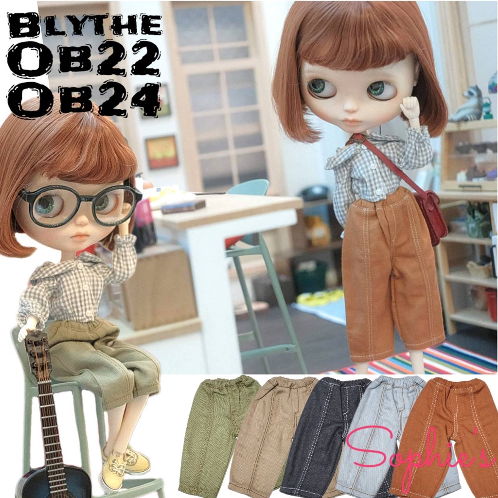 Neo Blythe Doll Clothes Dress Socks Set for Ob24 Ob22 Ob11 Doll Outfit 