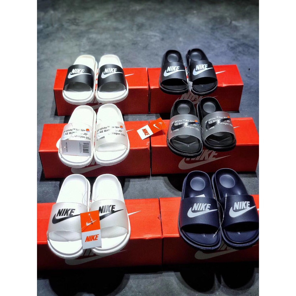 OFF WHITE x NIKE BENASSI 聯名款透明拖鞋Nike Tanjun Sandals 夏季限定拖| 蝦皮購物